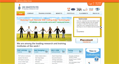 Desktop Screenshot of jhinstitute.com